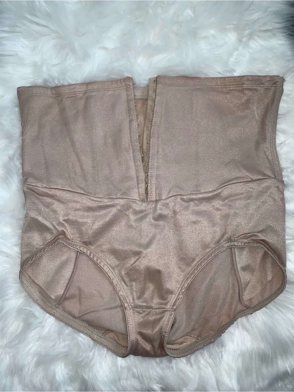 High-Waist Nude Shapewear Brief - Supportive Control - Size fits XL